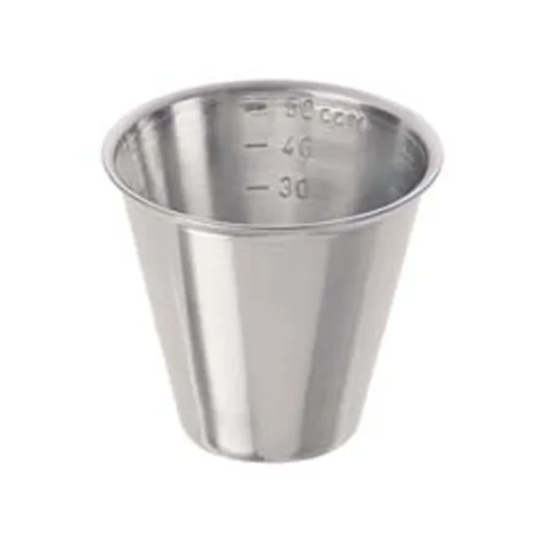REDA Stainless Steel Graduated Medicine Cup - 50cc (1.75oz)